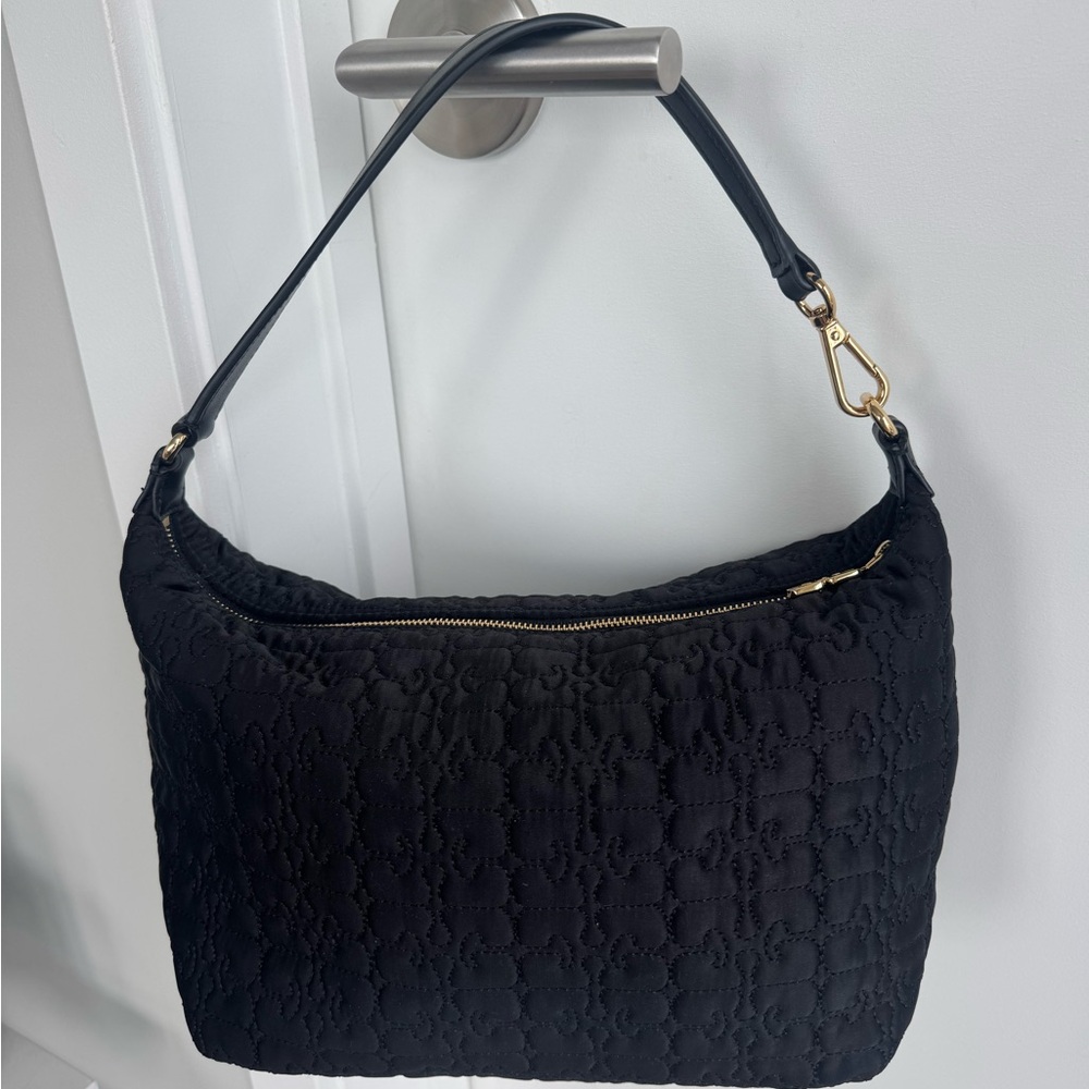 GANNI black medium satin butterfly pouch - Picture 9 of 9